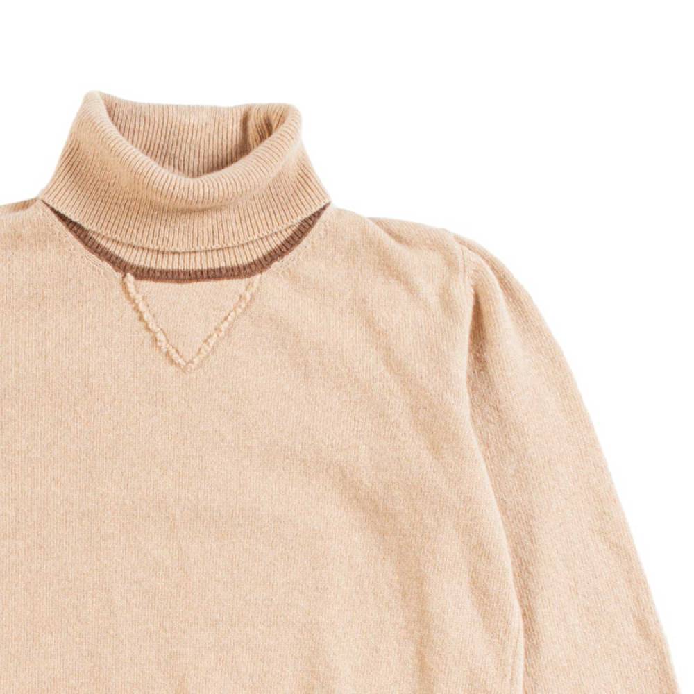 Nupkeet Pullover Collo Alto Cammello – Miseno Vendita Calda