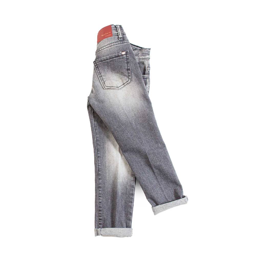 Nupkeet Pantalone 5 Tasche in Denim Nero – Olginate Moda