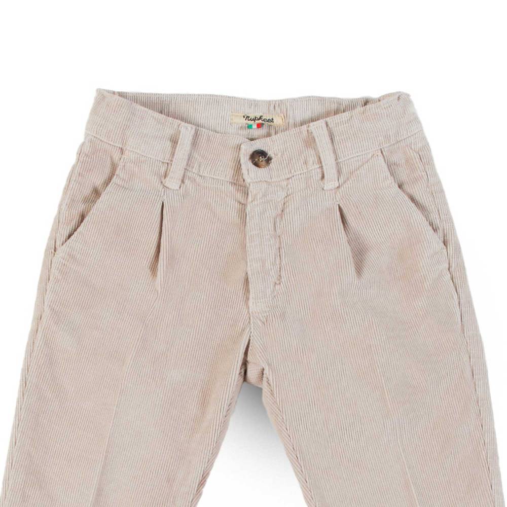 Nupkeet Pantalone con Pinces in Velluto Operato Stretch – Vattern Promozione