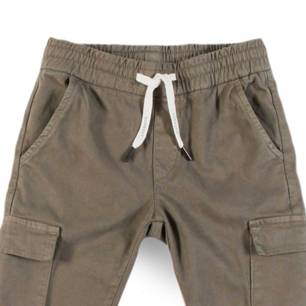 Nupkeet Pantalone con Tasconi e Coulisse in Operato Stretch – Toblino Pezzi Unici