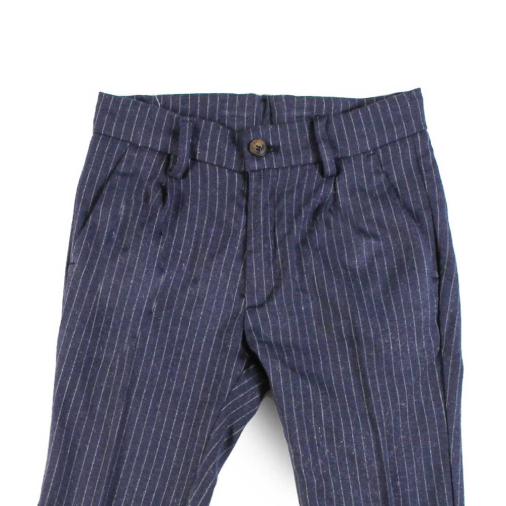 Nupkeet Pantalone con Pinces in Gessato – Annone Acquista Ora