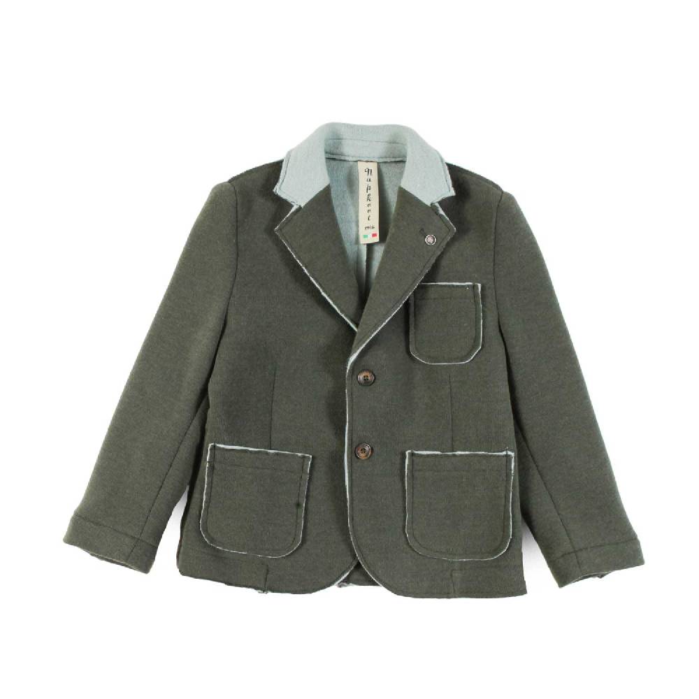 Nupkeet Giacca 2 Bottoni con Toppa in Panno – Barrea Sconto