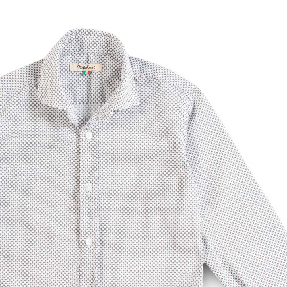 Nupkeet Camicia in Popeline Stampa Fantasia – Maggiore Outlet