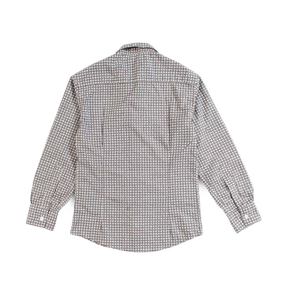 Nupkeet Camicia in Popeline Stampa Geometrica – Piave Saldi