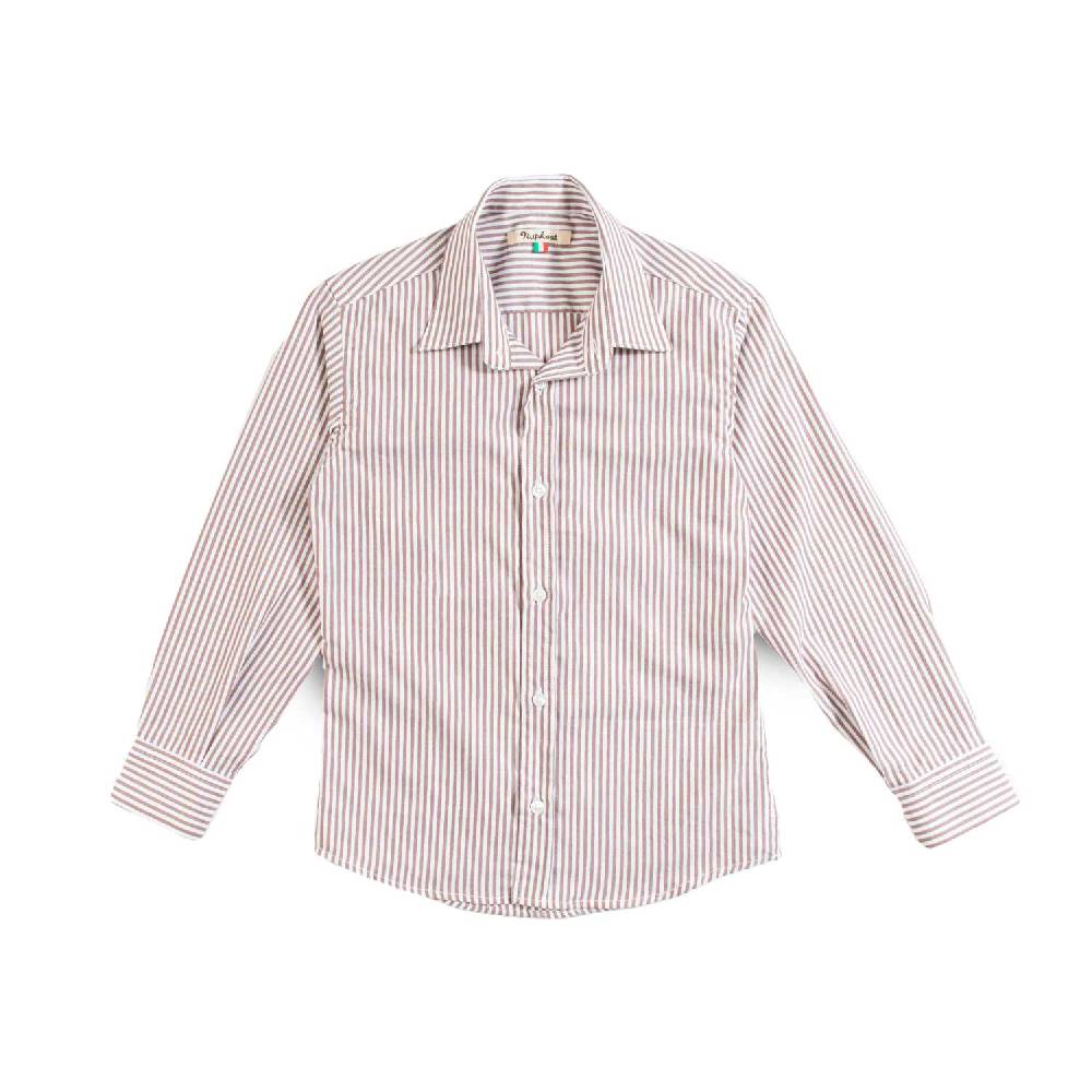 Nupkeet Camicia in Popeline a Righe – Onega Vendita Economica