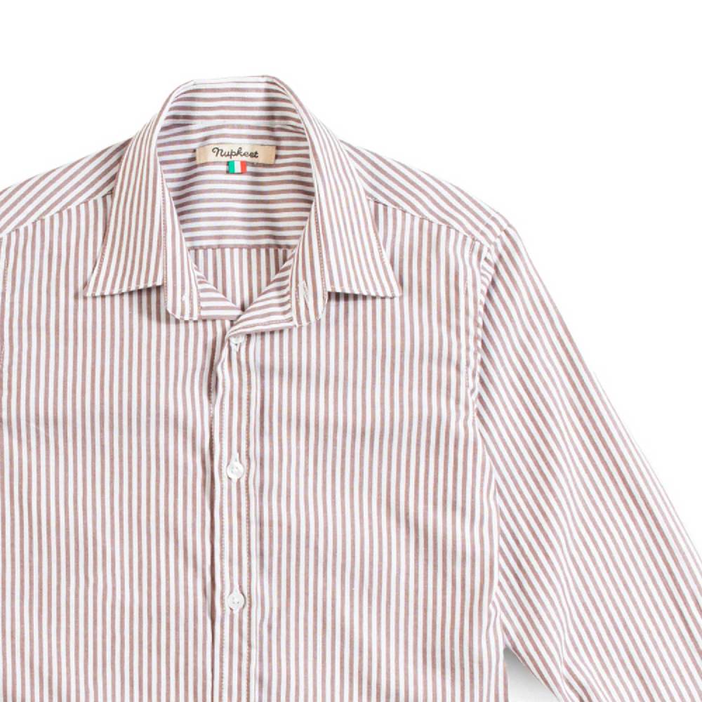 Nupkeet Camicia in Popeline a Righe – Onega Vendita Economica