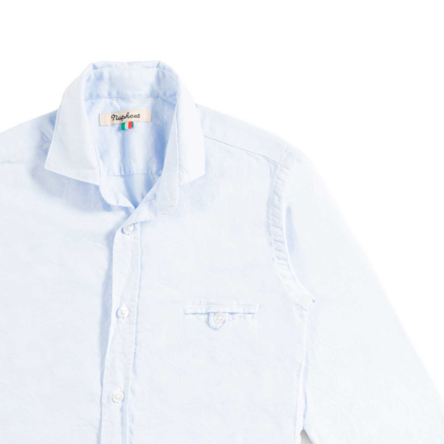 Nupkeet Camicia con Taschino in Oxford – Reale Fornitura limitata