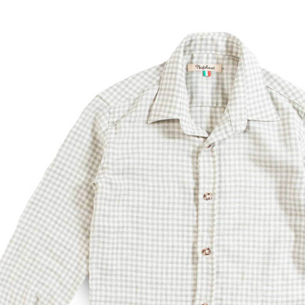 Nupkeet Camicia a Quadri in Flanella – Tovel Vendite Flash