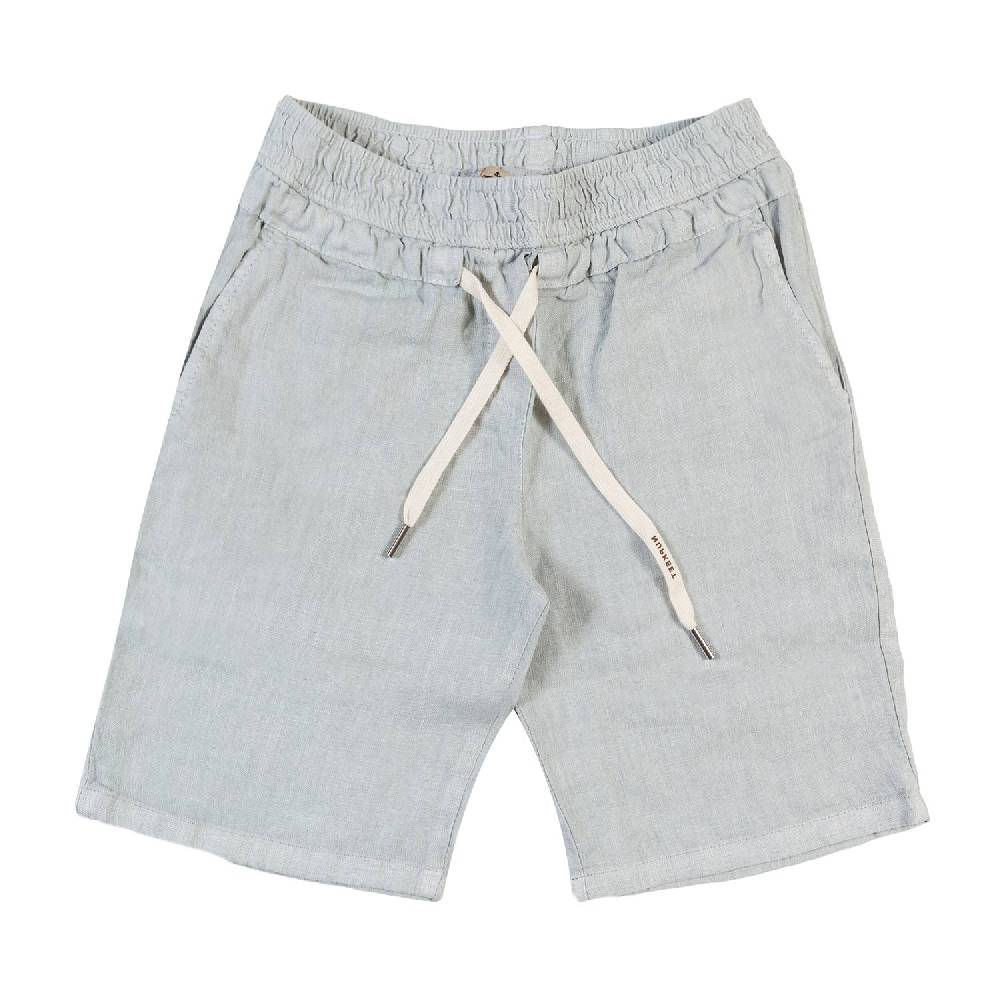 Nupkeet Bermuda lino grigio perla Napoli Pezzi Unici