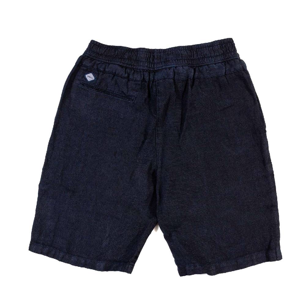 Nupkeet Bermuda lino blu navy Napoli 50% di sconto per tempo limitato