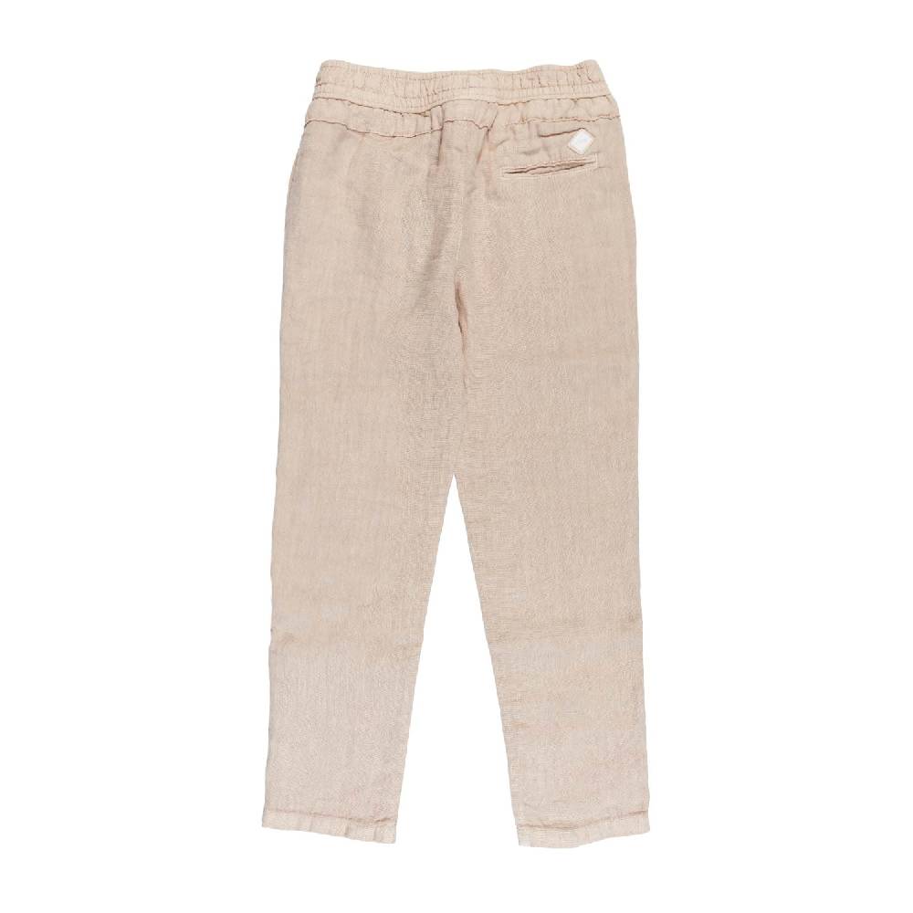 Nupkeet Pantalone lino nocciola Milano Promozione Limitata