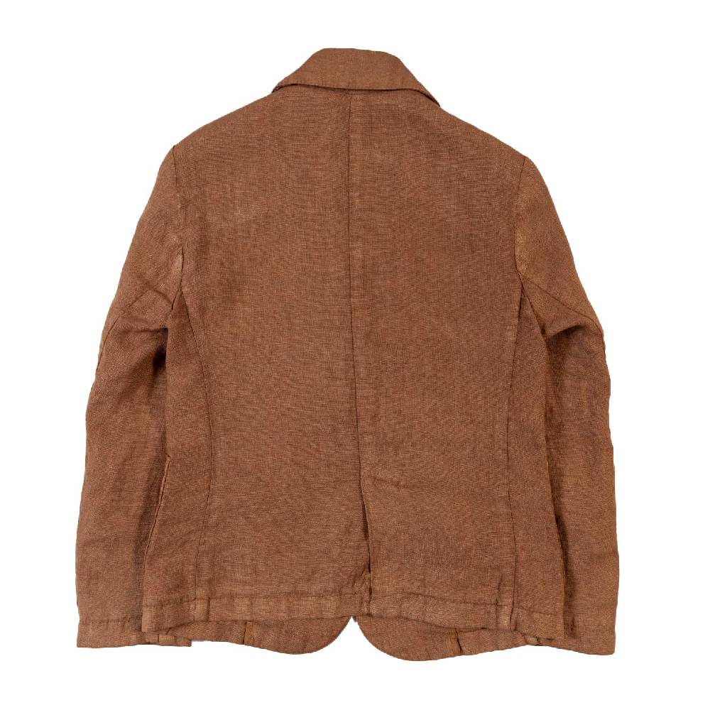 Nupkeet Giacca lino marrone cacao Ancona Prezzo Ridotto