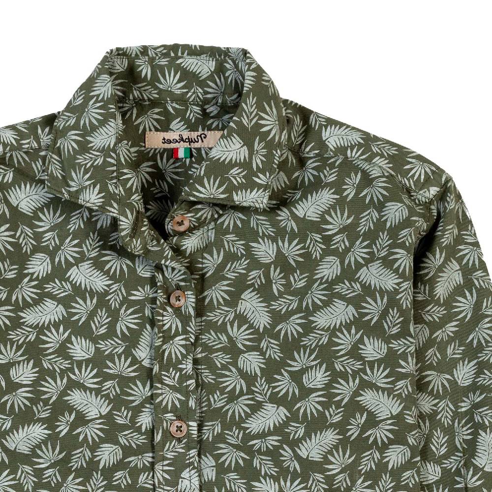 Nupkeet Camicia verde militare Siracusa Sconto