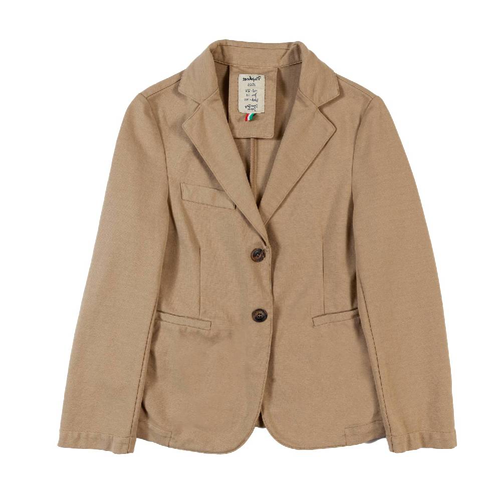Nupkeet Giacca due bottoni beige sabbia Maratea