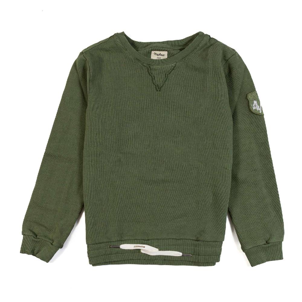Nupkeet Felpa girocollo verde militare Bologna 2025
