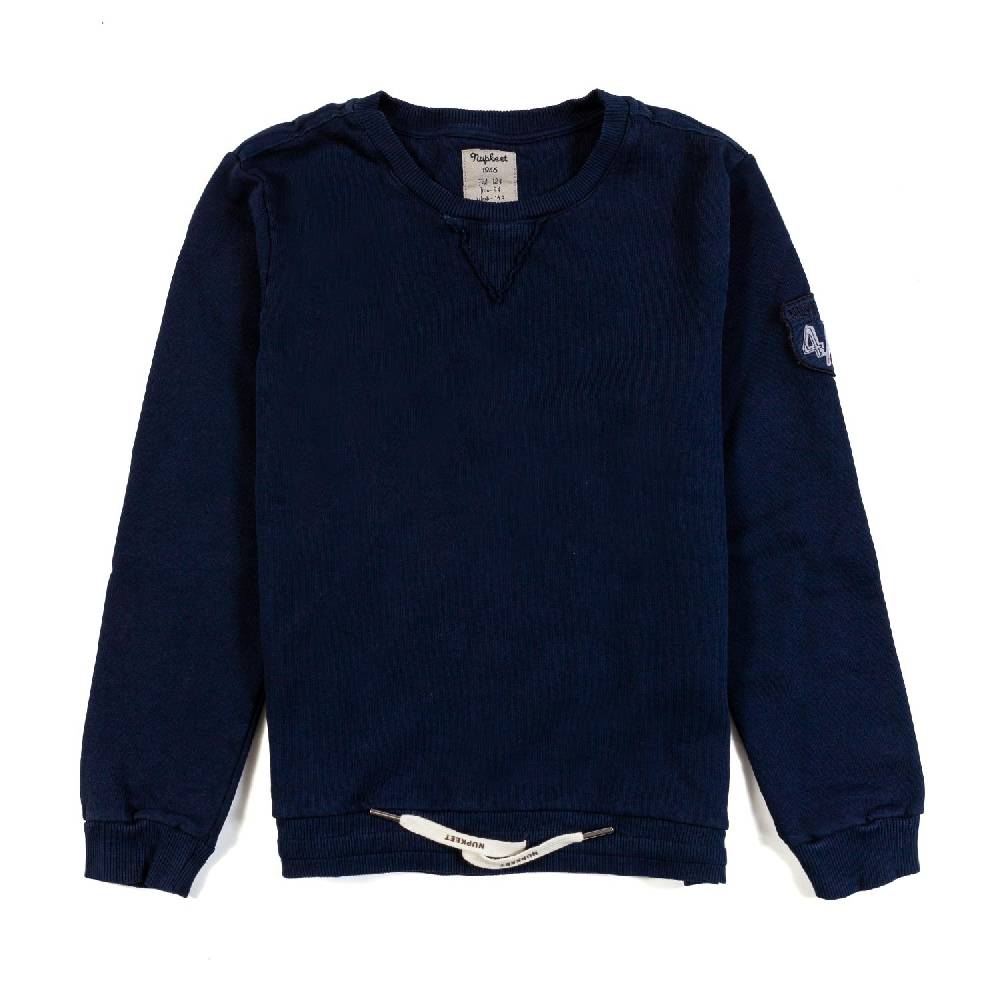 Nupkeet Felpa girocollo blu navy Bologna Italy