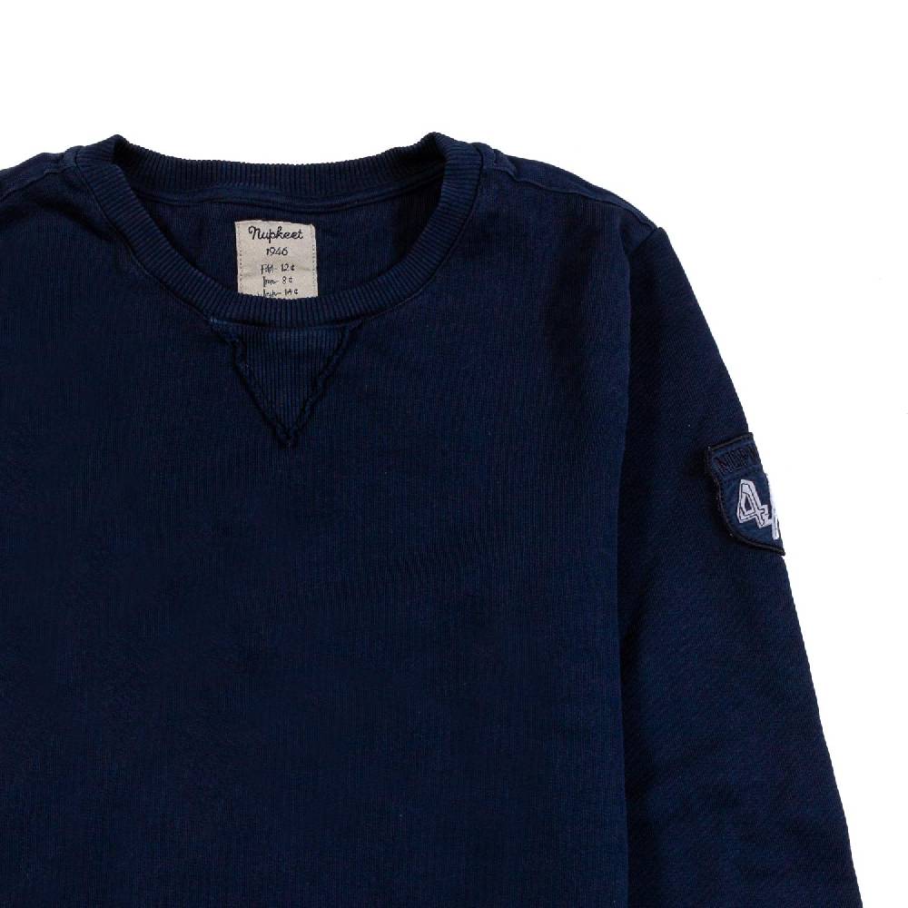 Nupkeet Felpa girocollo blu navy Bologna Italy