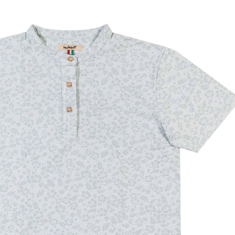 Nupkeet T-shirt serafino grigio perla Trieste Nuovo