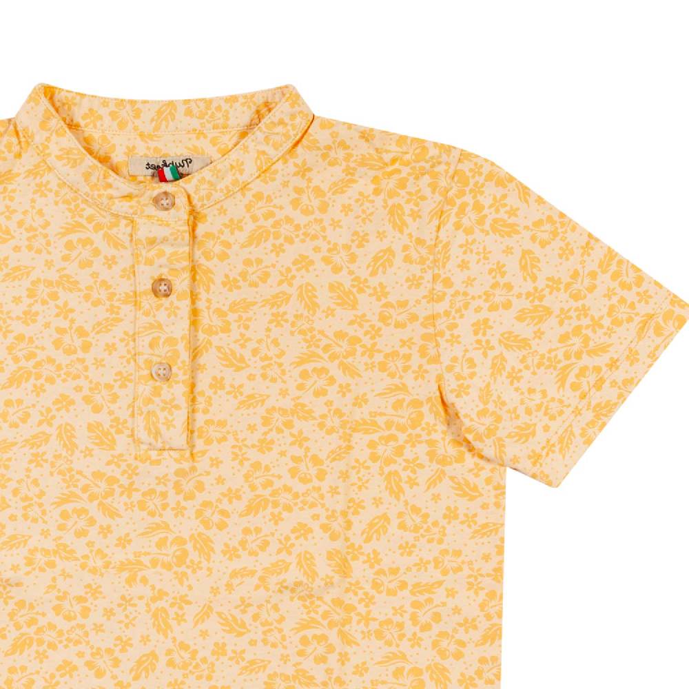 Nupkeet T-shirt serafino arancio zucca Trieste Qualità