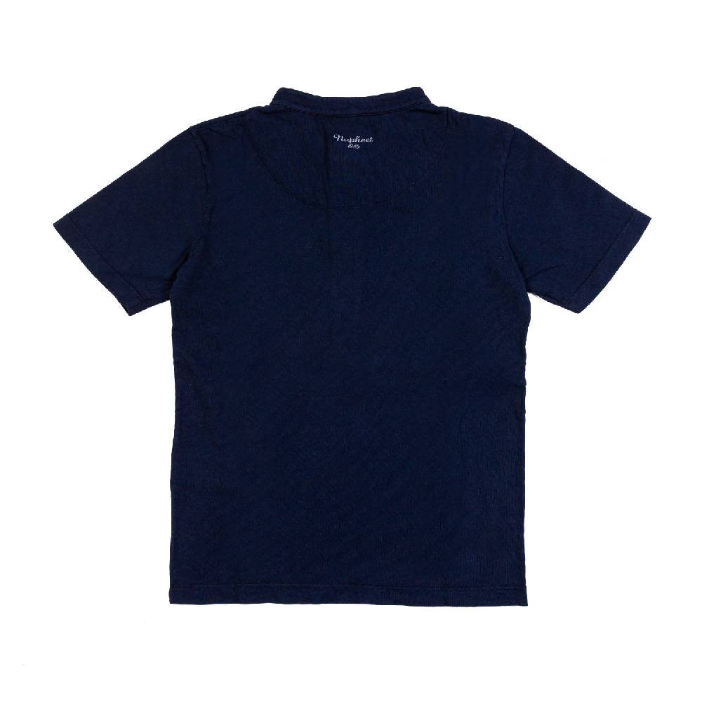 Nupkeet T-shirt serafino blu navy Brescia Promozione