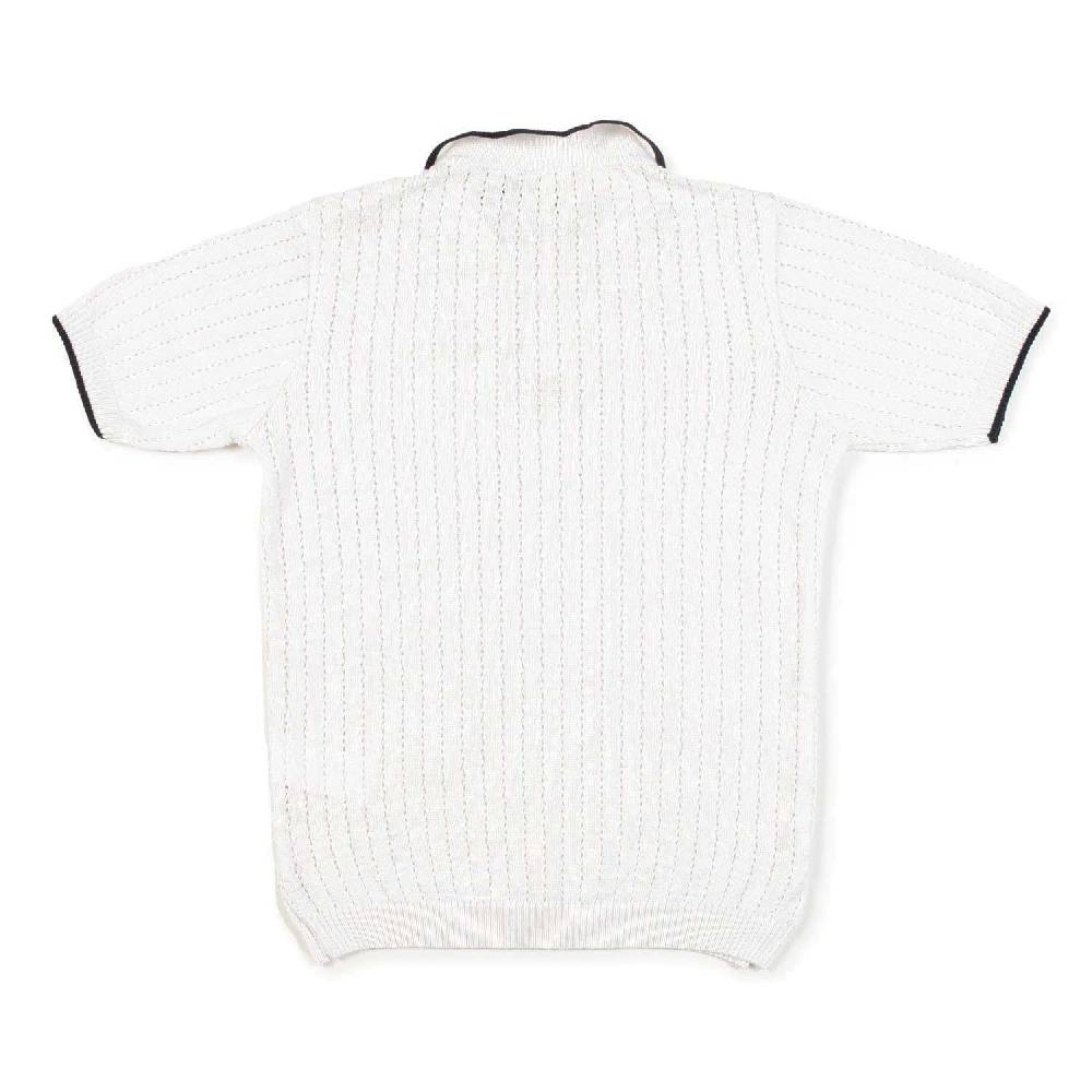 Nupkeet Polo tricot bianca e blu Gela Acquista Ora