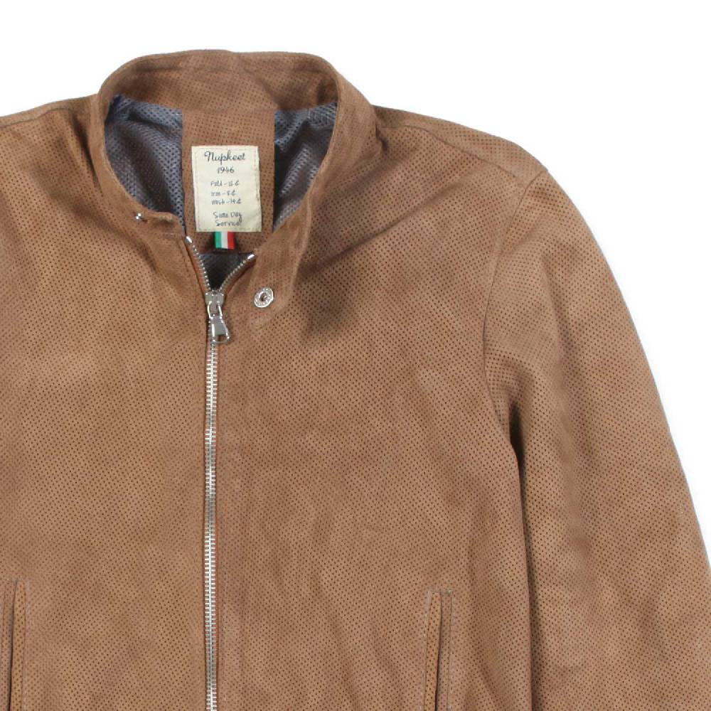 Nupkeet Bomber camoscio marrone Pesaro Fino Al -60%