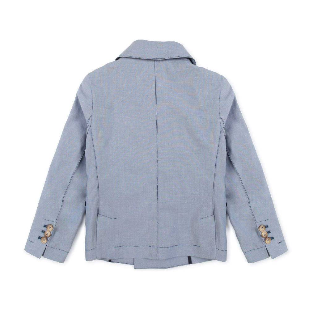Nupkeet Giacca doppiopetto azzurra Imola Saldi Di Fabbrica