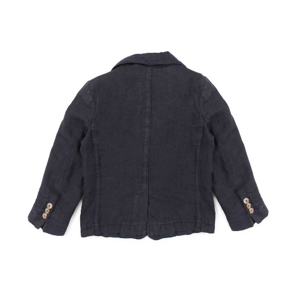 Nupkeet Giacca lino blu navy Ancona Italy