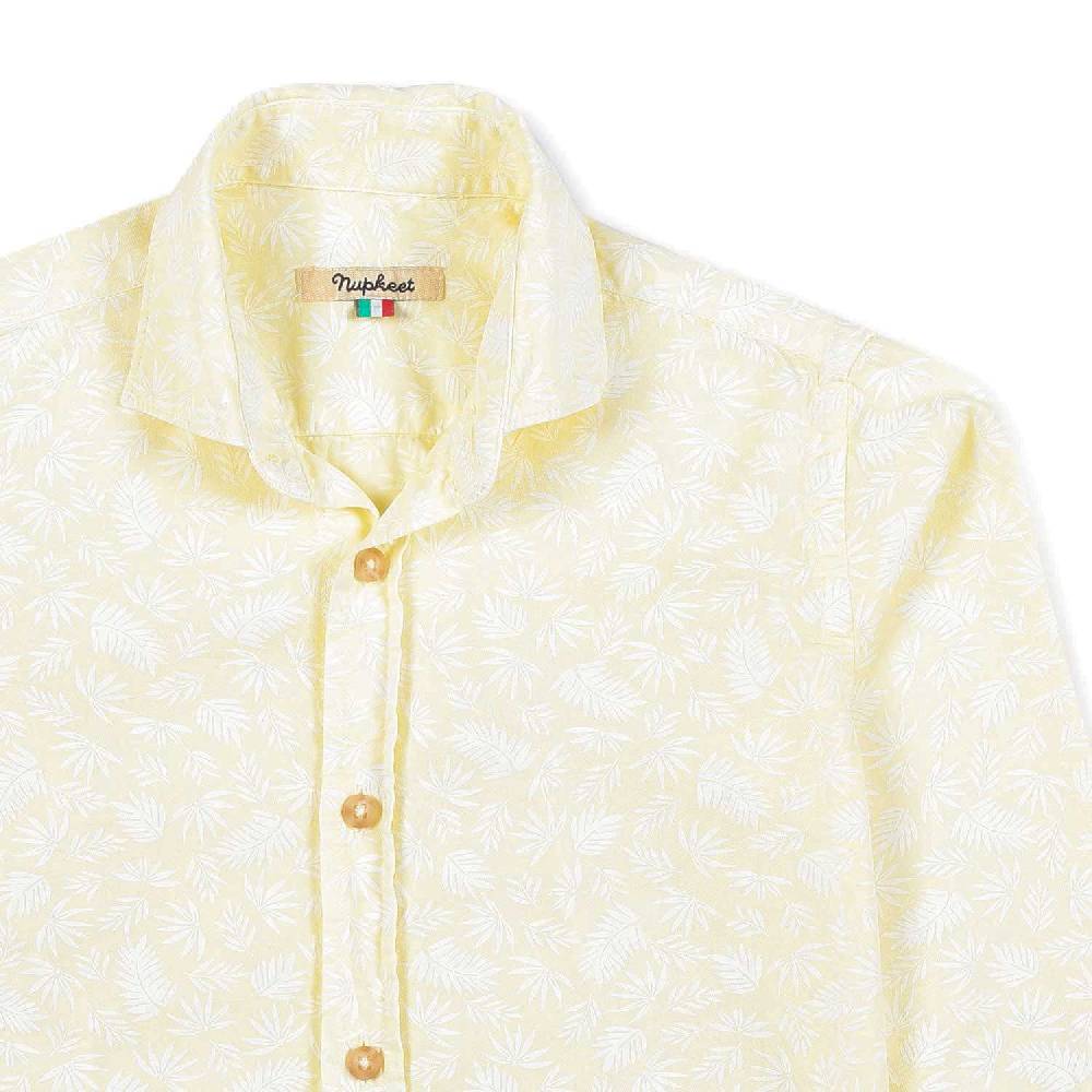 Nupkeet Camicia giallo banana Siracusa Qualità Garantita