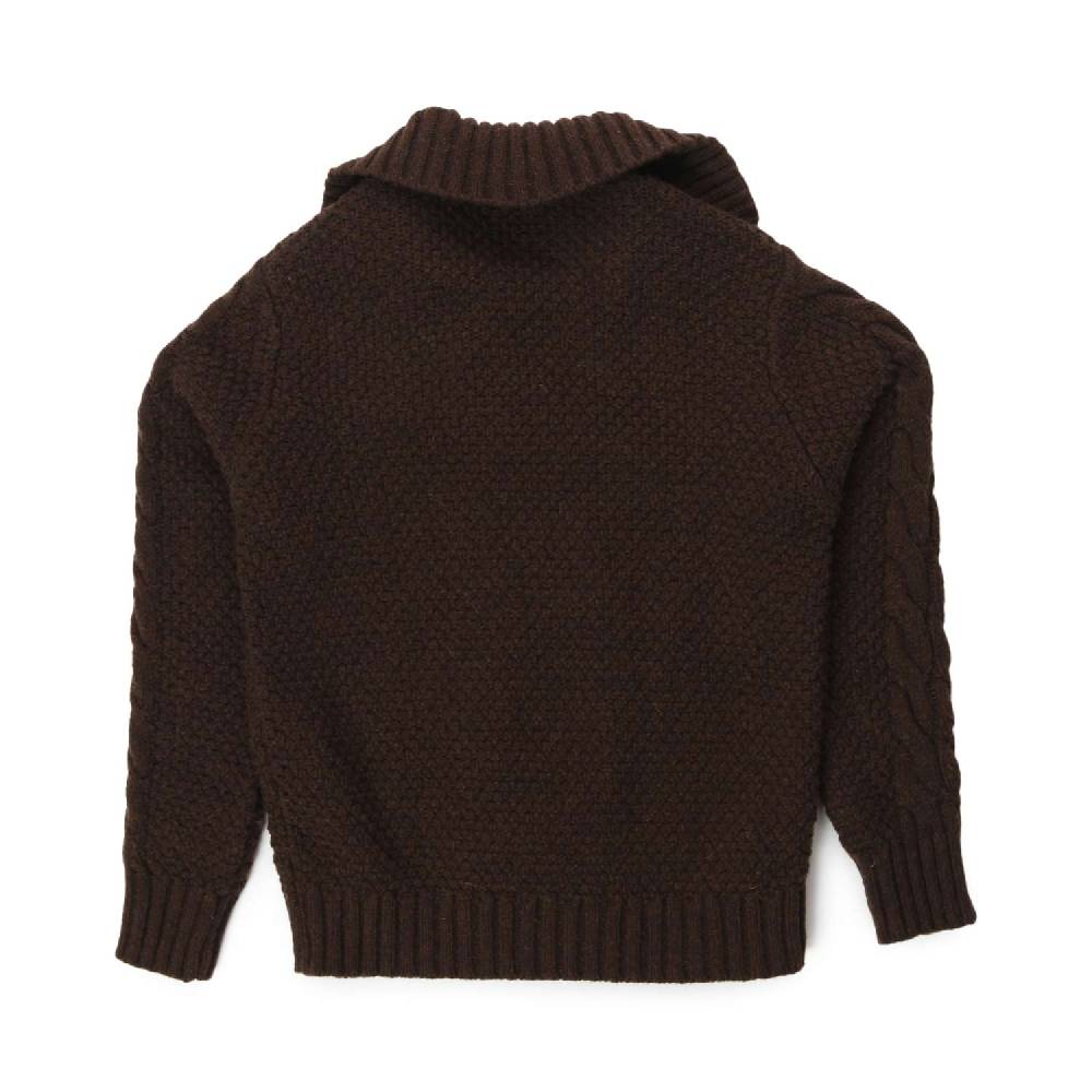 Nupkeet Cardigan Tiberio marrone moro In Saldo