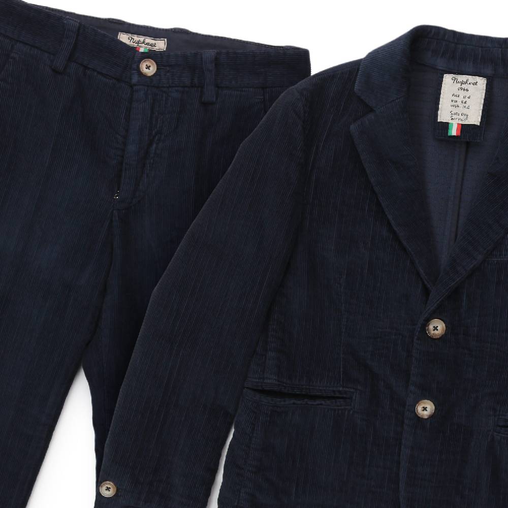 Nupkeet Completo velluto blu Camillo Sottocosto