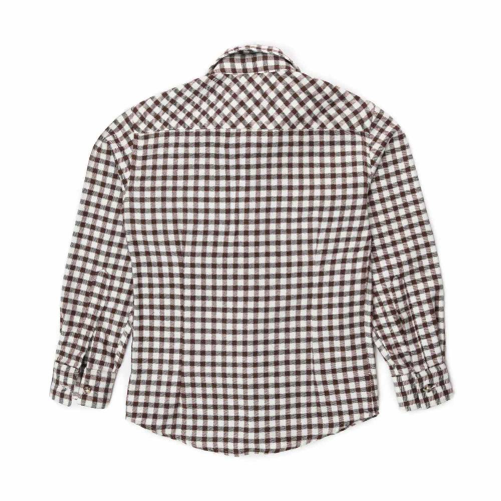 Nupkeet Camicia vichy marrone Genny Convenienza