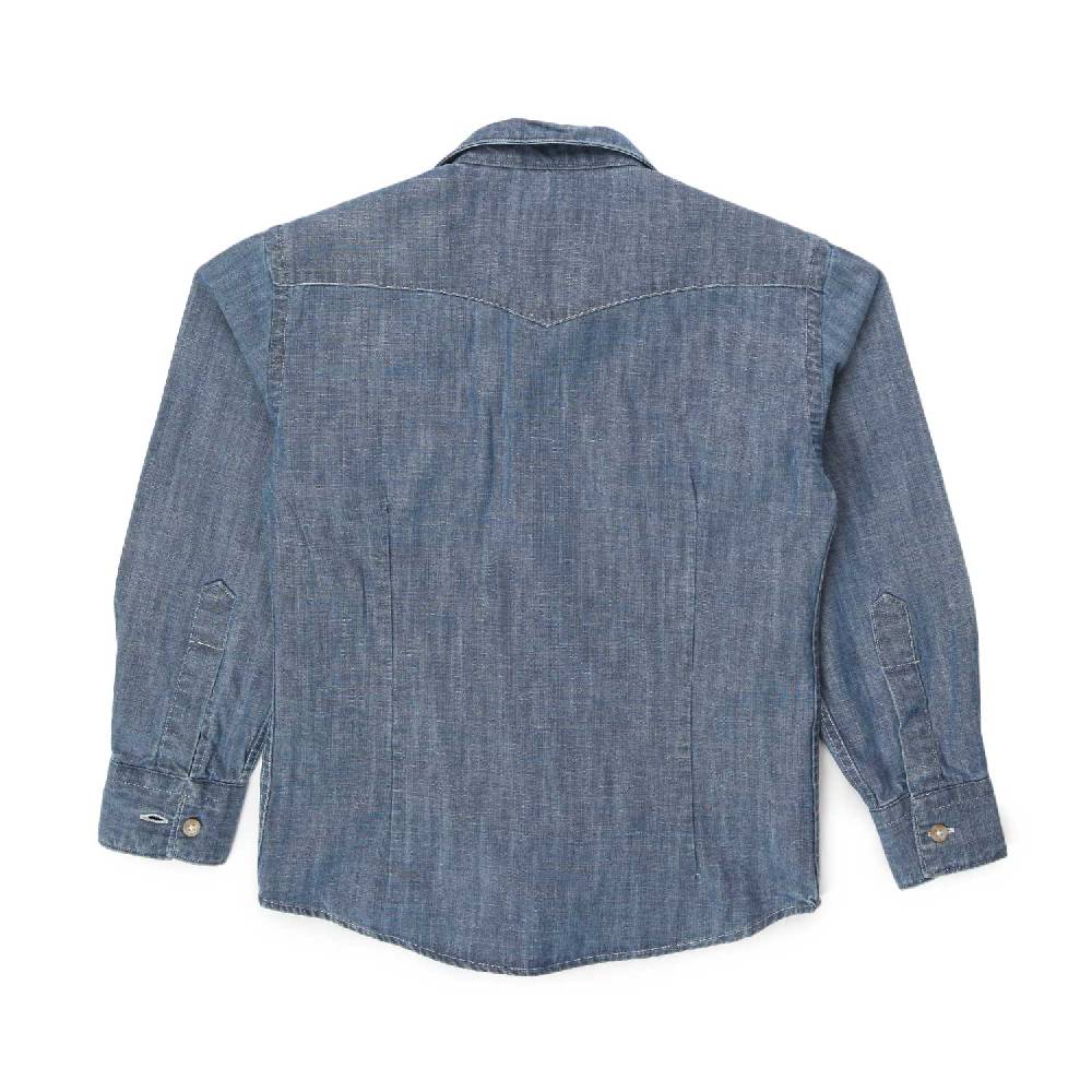 Nupkeet Camicia texana Ruben blu denim Offerta