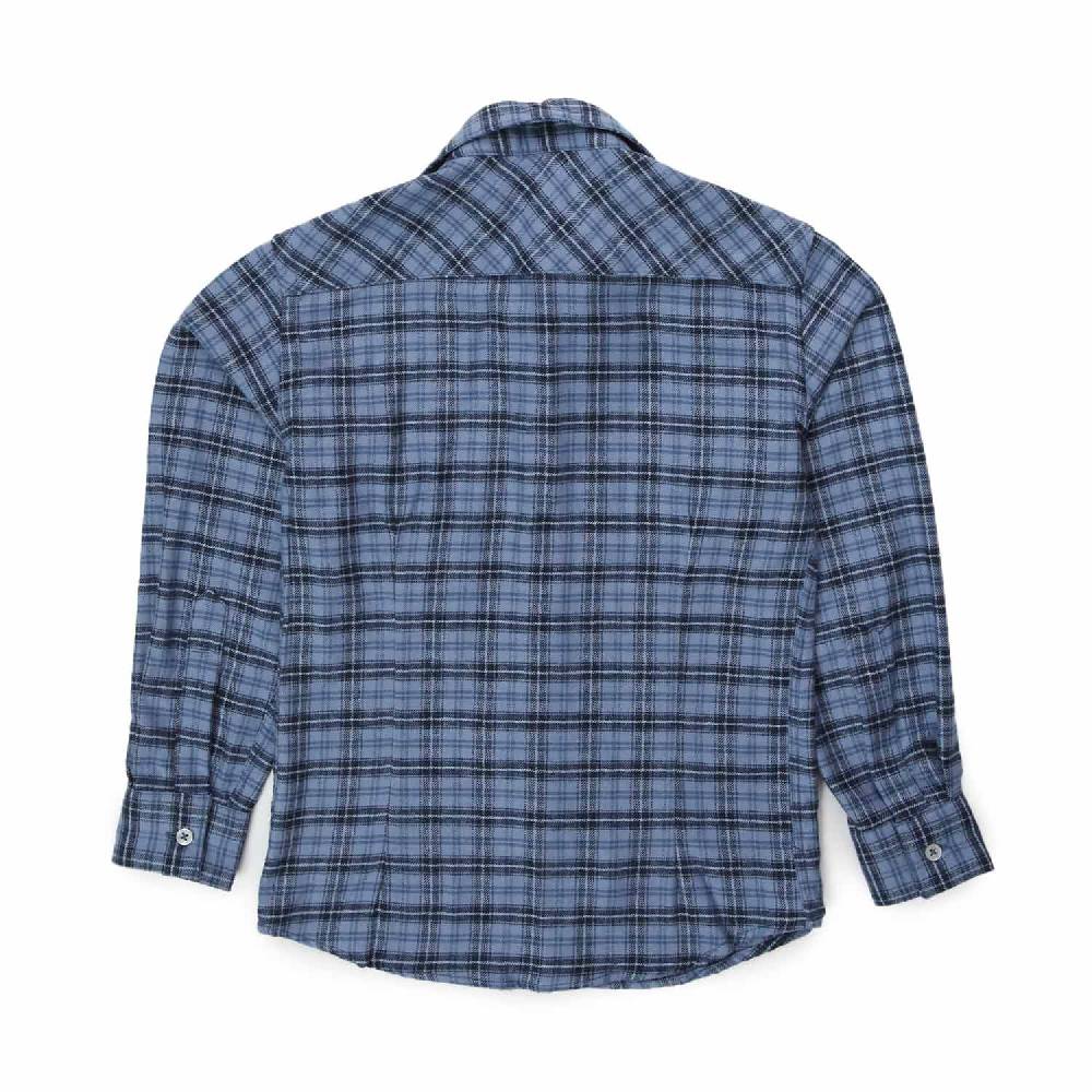 Nupkeet Camicia Ulrico check azzurra In Vendita