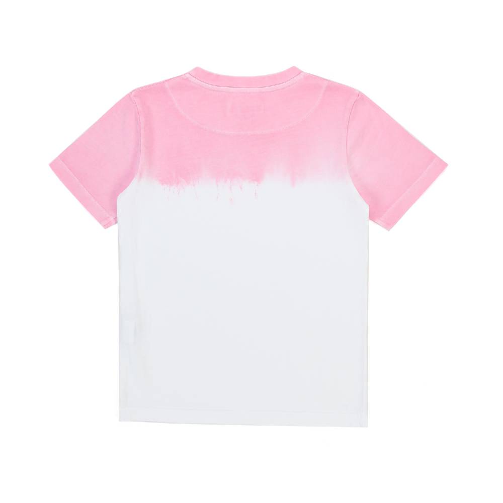 Nupkeet T-shirt Aruba bianca e peonia Sostegno trimestrale