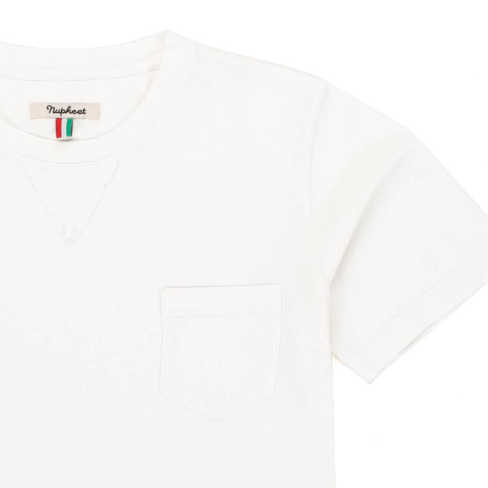 Nupkeet T-shirt Timor bianca – Bambino e Ragazzo Prezzo Ridotto