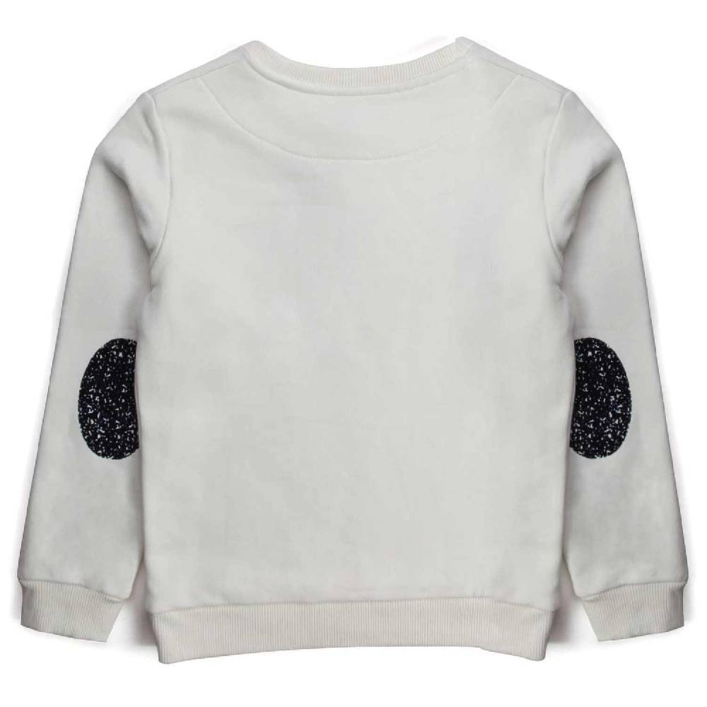 Nupkeet Marmotta Bianco Panna – Felpa girocollo per bambino e teen Spedizione Gratuita