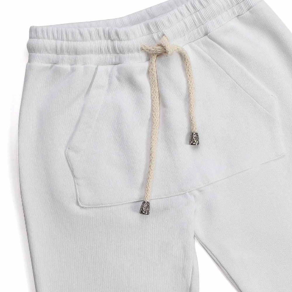 Nupkeet Puzzola Bianco – Pantalone tuta con coulisse Pezzi Unici