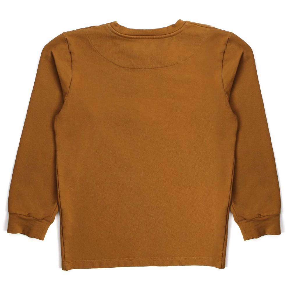 Nupkeet Scimmia Ocra – T-shirt a manica lunga bambino e teen Consegna Veloce