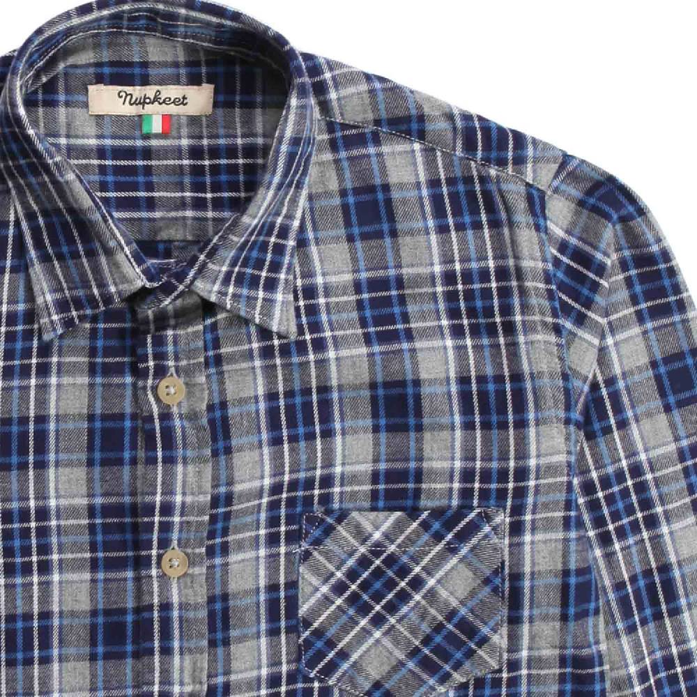 Nupkeet Daino check – Camicia in flanella multicolor Sottocosto