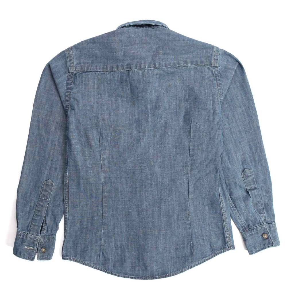 Nupkeet Gazza blu – Camicia in chambray bambino e teenager Novità