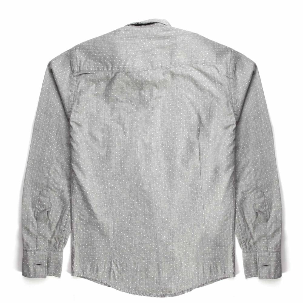 Nupkeet Cincillà a pois – Camicia in flanella grigia e bianca Sconto