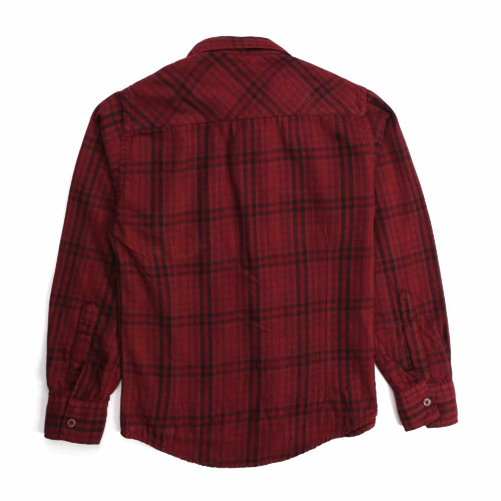 Nupkeet Talpa bordeaux – Camicia in flanella tartan Economico
