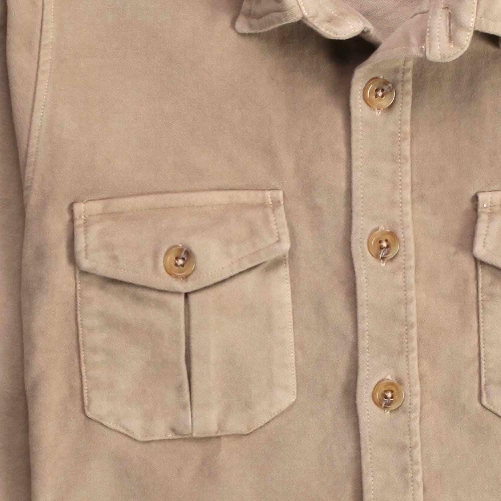 Nupkeet Canarino gianduia – Giacca a camicia in fustagno In Vendita