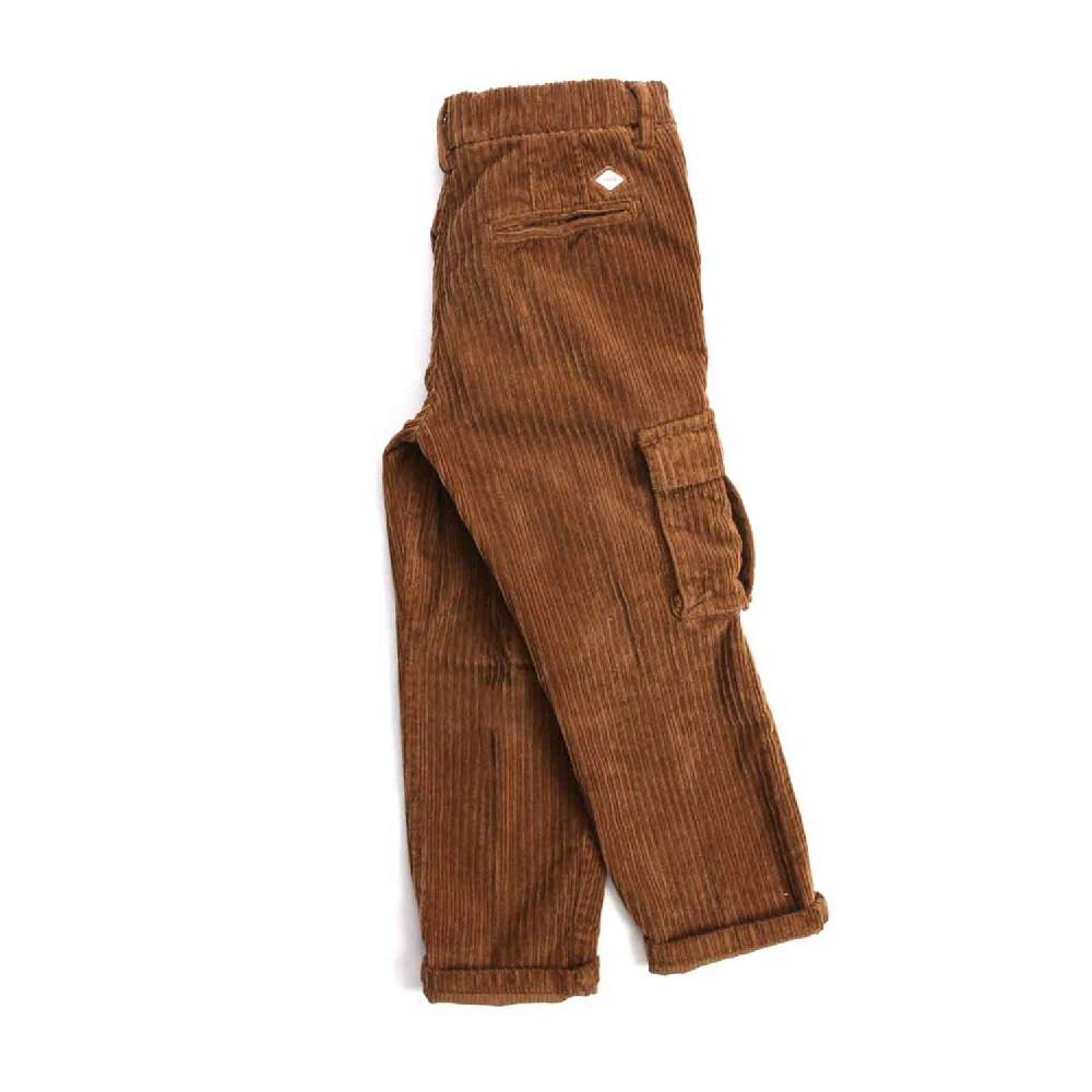 Nupkeet Coniglio color bruciato – Pantalone in velluto bambino e ragazzo Vendita Calda