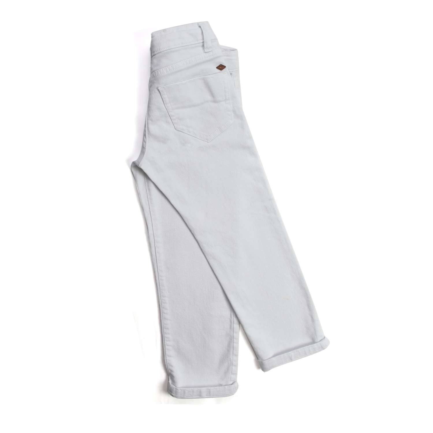 Nupkeet Biscia bianco – Pantalone 5 tasche bambino e teen Nuova