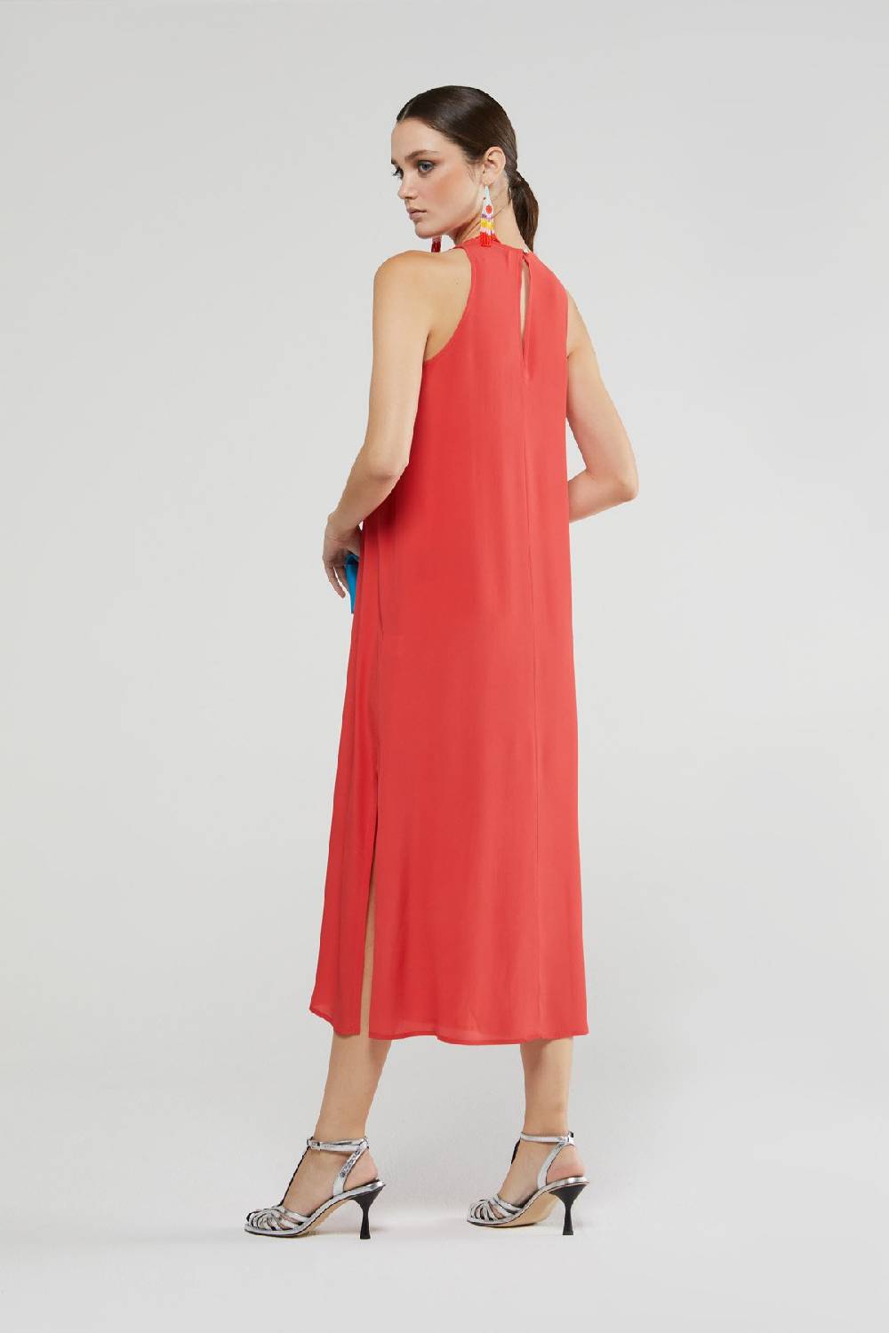 ottod'Ame Silk blend midi dress Novità
