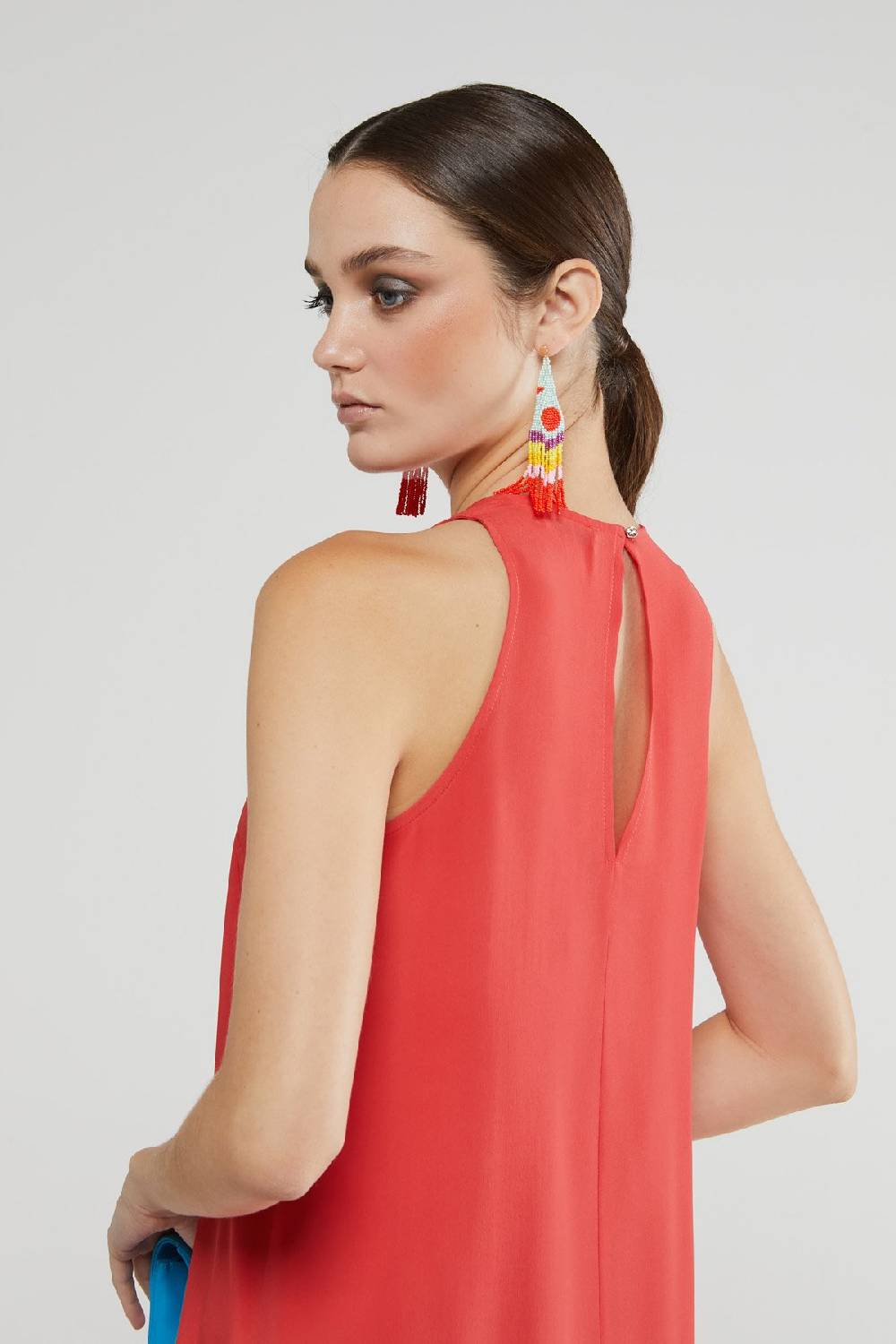 ottod'Ame Silk blend midi dress Novità