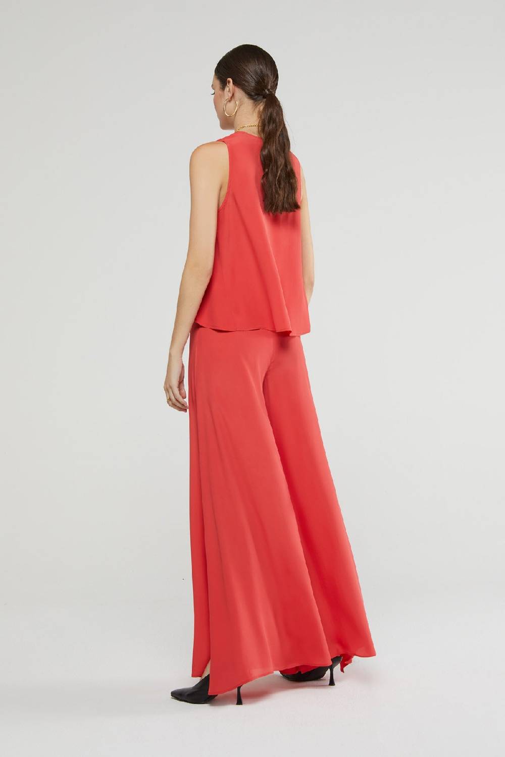 ottod'Ame Silk blend palazzo trousers Economico