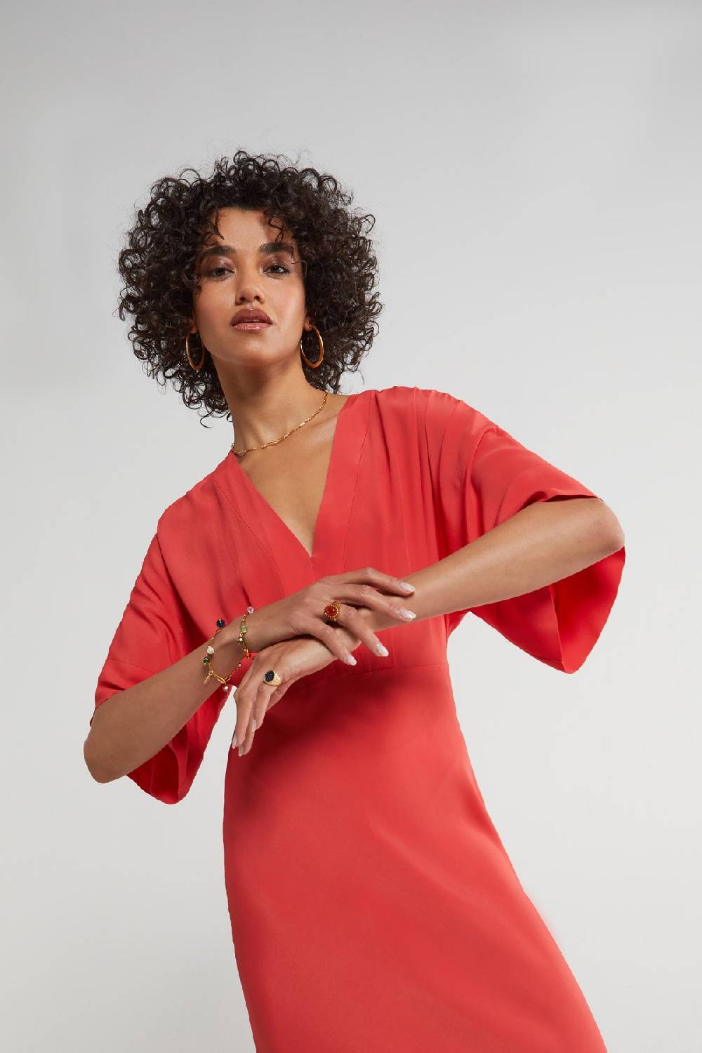 ottod'Ame Silk blend long dress Online